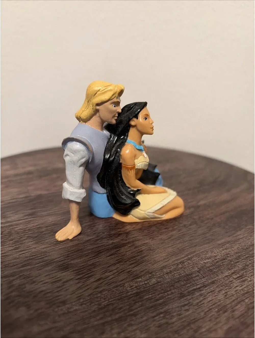 Disney Captain John Smith And Pocahontas Figurine 3in Applause Cake Topper